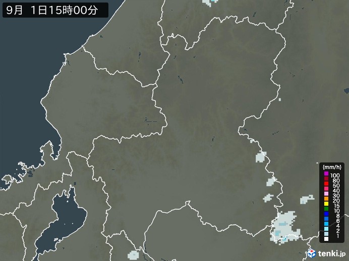 岐阜県の過去の雨雲レーダー(2026年09月01日) – 日本気象協会 tenki.jp 岐阜県の雨雲レーダー(2026年09月01日)
