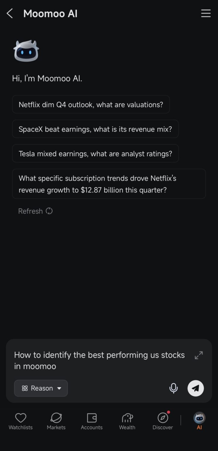 🤖📈 moomoo AIを使って米国株市場を探求した私の体験 - moomooコミュニティ