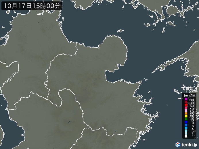大分県の過去の雨雲レーダー(2026年10月17日) – 日本気象協会 tenki.jp 大分県の雨雲レーダー(2026年10月17日)