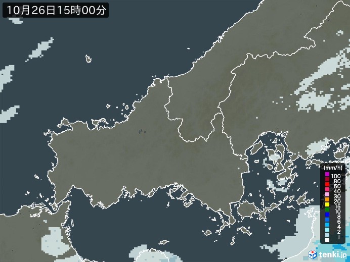 山口県の過去の雨雲レーダー(2026年10月26日) – 日本気象協会 tenki.jp 山口県の雨雲レーダー(2026年10月26日)