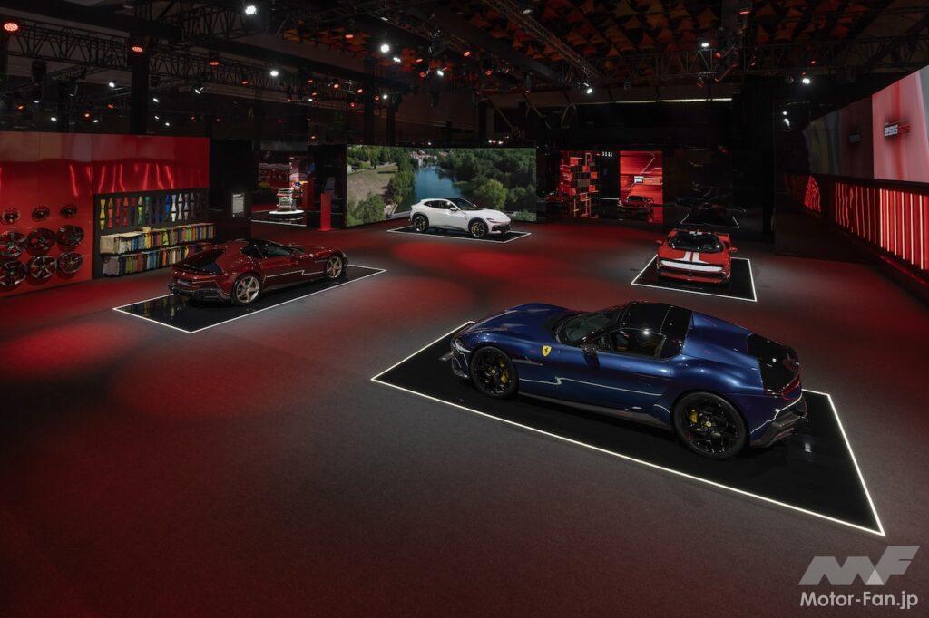 インドのニューデリーで開催された没入型イベント「ウニヴェルソ・フェラーリ」。