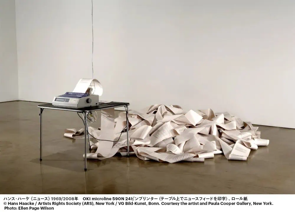 「ハンス・ハーケ:インフォメーション・フロー」展が東京都現代美術館で2027年2月に開催 – ADFウェブマガジン|ADF Web Magazine – 建築×アート×デザインのメディア情報ニュース ADF webmagazine