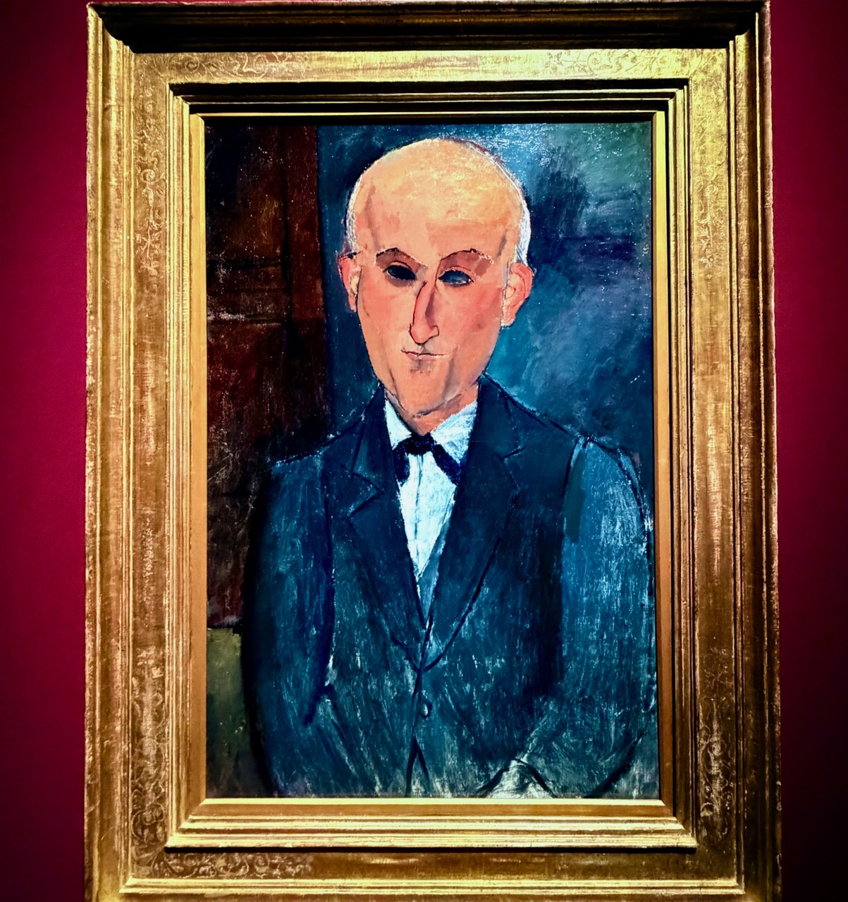 アメデオ・モディリアーニ 《マックス・ジャコブ》 ca. 1916-17 油彩、カンヴァス