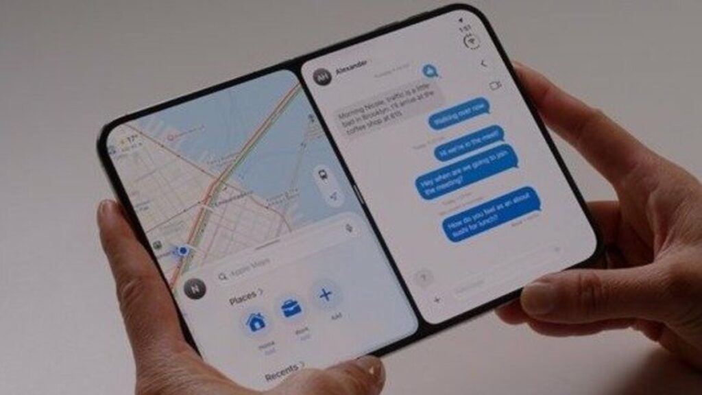 折り畳み式iPhone試してみた、万能デバイスへ改良必要 - 上毛新聞電子版
