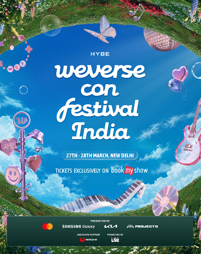 Weverse Con Festival India 告知ビジュアル